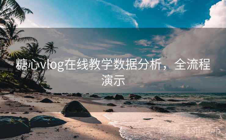 糖心vlog在线教学数据分析，全流程演示